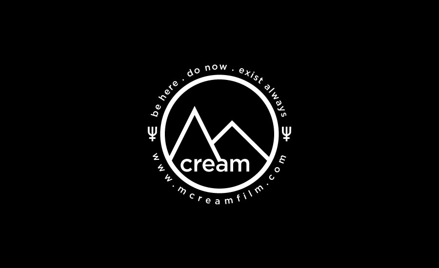 M Cream Film Logo Design